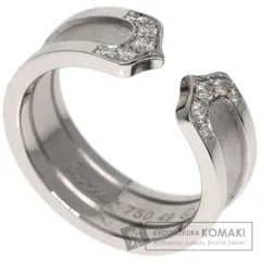 レア❗️保証書付き❗️CARTIER カルティエ C2 LM ダイヤ #47 リング Cartier カルティエ C2 リング 指輪 B4044200 WG ホワイトゴールド