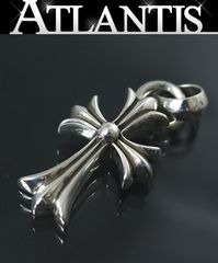 銀座店 在庫処分大SALE クロムハーツ スモールクロス ネックレストップ チャーム ベイル 925 シルバー CHROME HEARTS 銀座店 クロムハーツ スモールCHクロス O