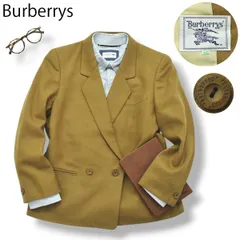 90s バーバリー テーラードジャケット ブレザー 秋冬 9AR キャメル ♪