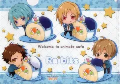 【中古】クリアファイル D.Rabits/2wink A4クリアファイル 「あんさんぶるスターズ!×animatecafe 第2弾」 アニメイトカフェ限定