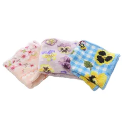 フェイラー FEILER 花柄 桜 パンジー ハンカチ 3枚セット ピンク 青 ブルー ラベンダー