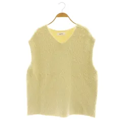 ミラオーウェン Mila Owen 24AW Vネックシャギーニットベスト F アイボリー /MI ■OS