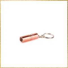 ☆彡送料無料でお届け☆彡 Brinyte M18 キーホルダーライト 銅製 充電式懐中電灯 110ルーメン 充電式ミニ懐中電灯 IPX8防水 小型 軽量 フラッシュライト