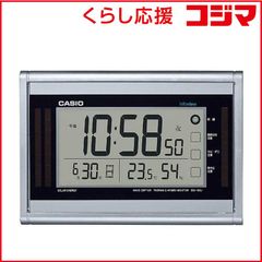 CASIO 電波置時計 IDC-450J-5JF 木目調 - メルカリ