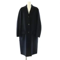 ユニクロ UNIQLO プラスジェイ +J カシミヤブレンドチェスターコート M ネイビー /DO ■OS