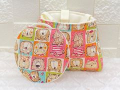 【ろん】フクロモモンガ ファミリーポーチ フクロモモンガ ポーチ ファミリーsize 2点セット Openセール 005