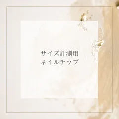 【オプション】サイズ計測用ネイルチップ