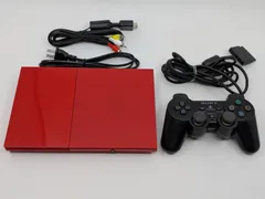 【動作確認済み】Sony PlayStation2 PS2 本体 シナバーレッド SCPH-90000 コントローラー付