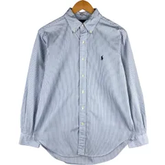 古着 ラルフローレン Ralph Lauren CLASSIC FIT クラシックフィット マルチストライプ 長袖 ボタンダウンストライプシャツ/eaa593703