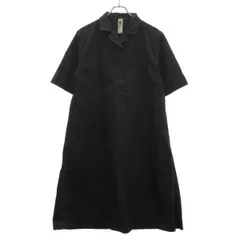 MHL. MARGARET HOWELL エムエイチエルマーガレットハウエル 23SS SUPER FINE COTTON TWILL コットンツイルワンピース 595-3157500 ブラック 1