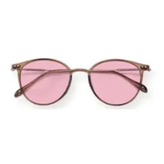 【迅速発送】[bh life] サングラス レディース メンズ 調光 ドライブ UVカット ブルーライトカット ブルーライト おしゃれ 持ち運び 運転 女性 調光サングラス 調光レンズ カラーレンズ (ﾌﾞﾗｳﾝ, ﾋﾟﾝｸ) 1