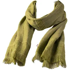 【新品】 [エンプレットベール] コットン100％ ふんわり織り上げた優しい肌触り 今治タオル マフラー オールシーズン巻ける 136×32cm 短め うぐいす 緑 日本製 ストール 洗濯し易い 紫外線対策 UVカット 冷房による冷えの防止に 0