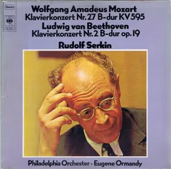 独LP Wolfgang Amadeus Mozart , Ludw Klavierkonzert Nr.27 B-Dur KV 595 / Klavierkonzert 61774 CBS /00260