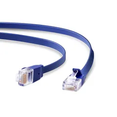 エレコム LANケーブル CAT6A 1m 爪折れ防止コネクタ スーパーフラット ブルーメタリック LD-GFA/BM1