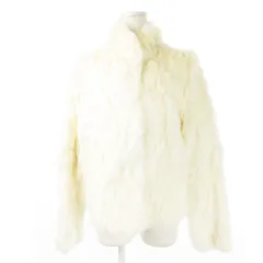 ジェイ ホワイト J-white ラビットファー ジャケット 毛皮 F 白