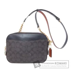 COACH コーチ 31208 シグネチャー ショルダーバッグ PVC レディース [中古]