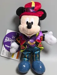 東京ディズニーランド ぬいぐるみバッジ DISNEY HALLOWEEN ミッキー(赤紫緑)/The Villains Halloween Into the Frenz 2025