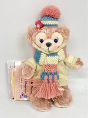 東京ディズニーシー ぬいぐるみバッジ Duffy and Friends シェリーメイ(白コート/マフラー&ニット帽） 2012