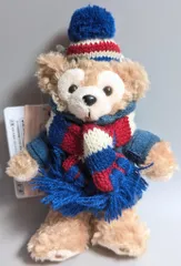 東京ディズニーシー ぬいぐるみバッジ ダッフィー（青コート/マフラー&ニット帽）/Duffy The DISNEY Bear 2012