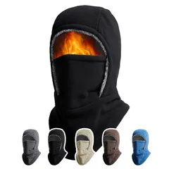 【新品】 [MayCherry] バラクラバ ネックウォーマー 防寒 冬用 爆熱零下保温 極厚裏起毛 帽子 目出し帽 ネックカバー フェイスガード 大きいサイズ 防寒防風 息苦しくない 暖かい バイク 自転車 スキー 登山 男女兼用 (JP, アルファベッのサムネイル