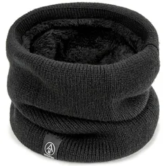 【新品】 [AOY] ネックウォーマー メンズ レディース かつてない着け心地 裏ボア 小顔に見える 超柔らかい 耐寒性 ふわふわ 防寒対策 ネックカバー 保温防寒 スポーツ スキー 旅行 自転車 通勤 通学 男女兼用 (ブラック)