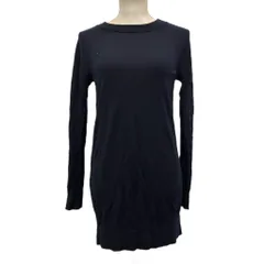 セオリーリュクス theory luxe ニットワンピース チュニック セーター ミニ 紺 ネイビー 38 約M