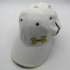 アンダーアーマー キャップ ストラップバック スポーツウエア 帽子 ブランド レディース ホワイト UNDER ARMOUR 【中古】のサムネイル