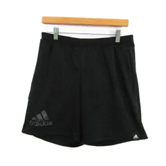 アディダス ショートパンツ ボトムス クライマライト スポーツウエア レディース Lサイズ ブラック adidas 【中古】