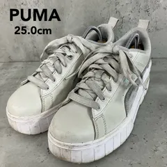 PUMA プーマ マユ MAZE Platform プラットフォーム 厚底 スニーカー 25.0cm (US8.5/EUR39/UK6) ホワイトxシルバー 388566-06 ★ ■■