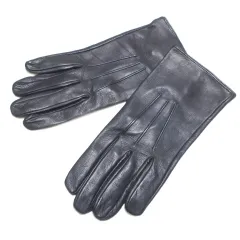 メローラ MEROLA 美品 手袋 グローブ カウレザー イタリア製 7.5 Sサイズ 紺 ネイビー X