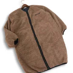 SM2 Samansa Mos2 blue サマンサモスモス 秋冬★ 2WAY リバーシブル ボア コート Sz.F レディース