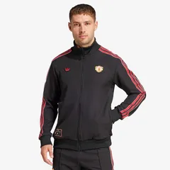 【送料無料・匿名配送】アディダス マンチェスター ユナイテッド 2024/2025 オリジナルス テラス アイコン トラック トップ サッカー 黒 ブラック 赤 レッド 公式モデル 日本未発売・限定 新品