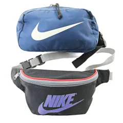 ナイキ NIKE ウェストポーチ ボディバッグ ナイロンキャンバス 2点セット ネイビー ブラック 1029