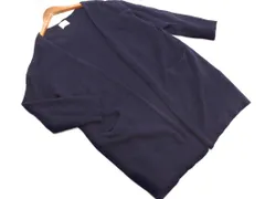 URBAN RESEARCH DOORS アーバンリサーチドアーズ ウール混 ロング カーディガン sizeOne/紺 ◇■ レディース