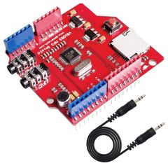 Brand new VS1053 VS1053B TF Card Stereo Audio MP3 Player Record Decode Development Board Module with 3.5mm Audio Jack Cable for Arduino