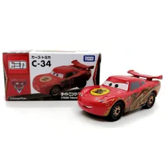 【廃番モデル】カーズトミカ C-34 ライトニング・マックィーン TOON Tokyo カスタムタイプ 海外販売仕様正規品 ディズニー ピクサー タカラトミー