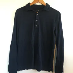 バナナリパブリック 長袖ポロシャツ 2871202511040014 メンズ M ネイビー