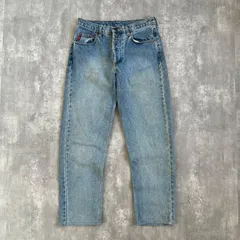 90's Lei / レイ USA製 ヴィンテージ デニムパンツ ライトブルー カスタムチャーム ボタンフライ SIZE11
