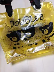 ★レアDoublebミキハウスイエロービニールバックタグあり