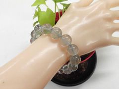天然石 ブルールチルクォーツブレスレット 内周19.5cm 250720592 