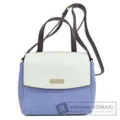 kate spade ケイトスペード ロゴ バイカラー 2WAY ショルダーバッグ PVC レディース [中古]