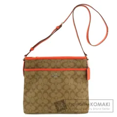 COACH コーチ F58297 ロングショルダー シグネチャー ショルダーバッグ PVC レディース [中古]
