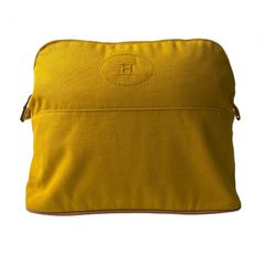 良品✨】HERMES ボリード 2way ショルダーバッグ キャンバス 黄色