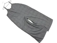 chocol raffine robe ショコラフィネローブ グレンチェック サロペット オーバーオール sizeF/チャコール ◇■ レディース