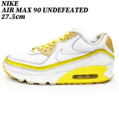 【タイムセール】【クーポン】スニーカー シューズ  ナイキ エアマックス９０ アンディフィーテッド ホワイト イエロー 27.5cm NIKE AIR MAX90 UNDEFEATED CJ7197-101 正規品 中古 古着 ブランド 匿名配送