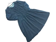 earth music&ecology アースミュージック＆エコロジー ドット フリル ワンピース sizeM/ブルーグリーン ◇■ レディース