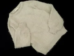 earth music&ecology アースミュージック＆エコロジー ラメ シャギー ニット セーター sizeF/グレー ◇■ レディース