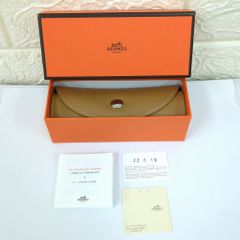 ボッテガヴェネタ レザー スマートフォンストラップ ブラウン シルバー