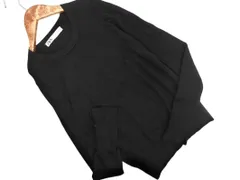ZARA ザラ 袖 ボタン クルーネック ニット セーター sizeS/黒 ◇■ レディース