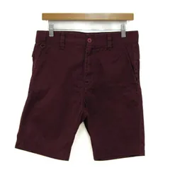 ディーゼル ショートパンツ コットン100% 55DSL ブランド ボトムス メンズ 28サイズ ボルドー DIESEL 【中古】